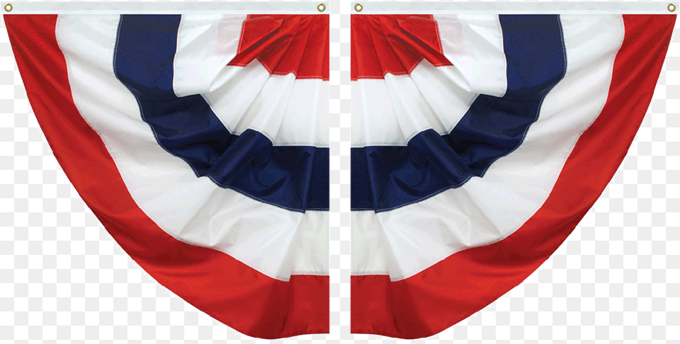 Patriotic Striped Half Fan Set American Flag Semi Circle Free Transparent Png
