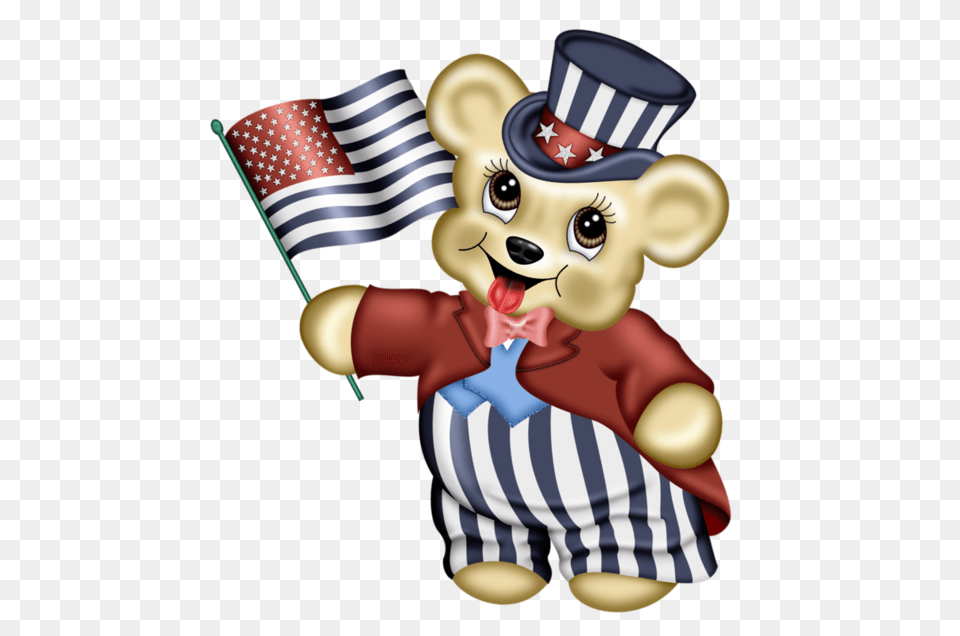 Patriotic Teddy Bear, Baby, Person, Performer Free Png