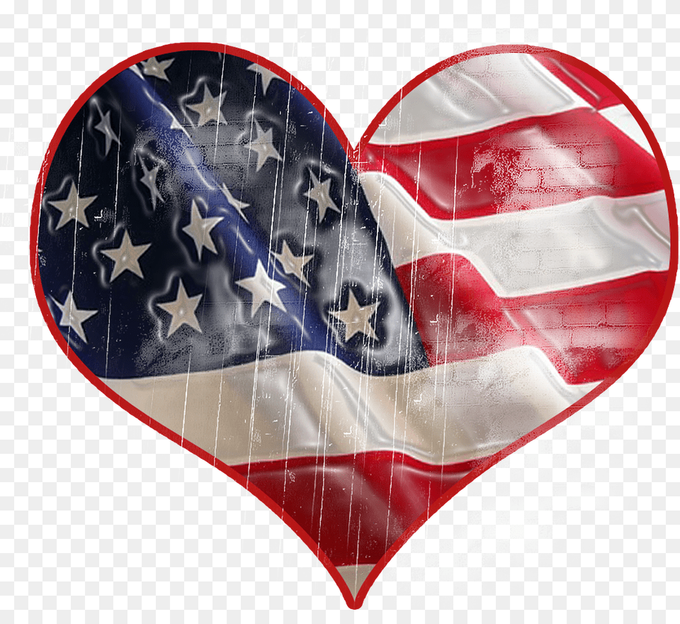 Patriotism Usa Heart On Pixabay Symbol For Loving Your Country, American Flag, Flag, Adult, Bride Png Image