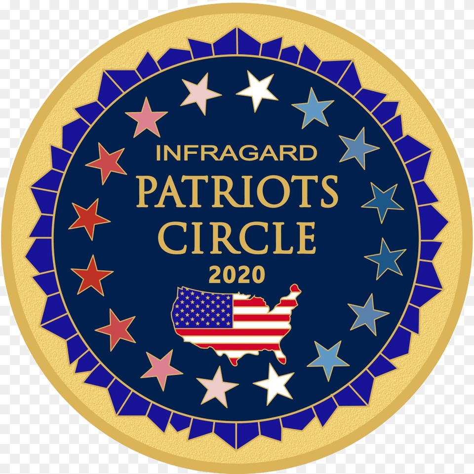 Patriots Circle Coin 2020 Image Watch, Badge, Logo, Symbol, Gold Png