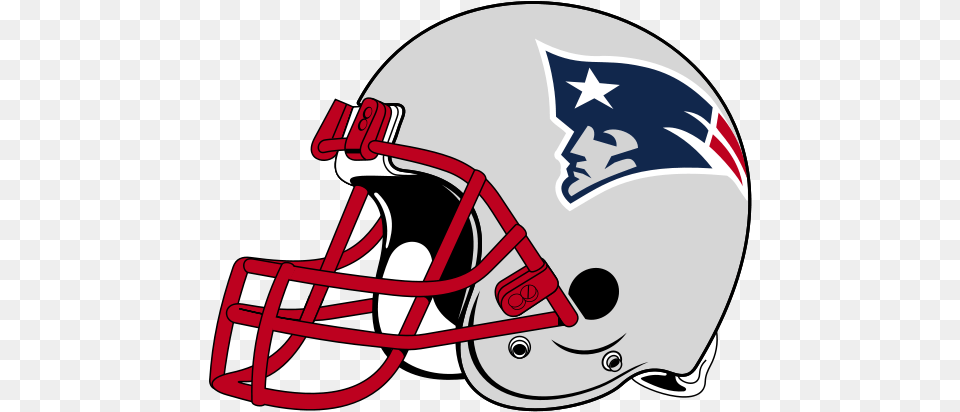 Patriots Football Helmet Clipart New England Patriots Helmet, American Football, Sport, Playing American Football, Person Free Png