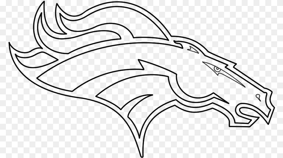 Patriots Logo Drawing At Getdrawings Denver Broncos Coloring Pages, Gray Png