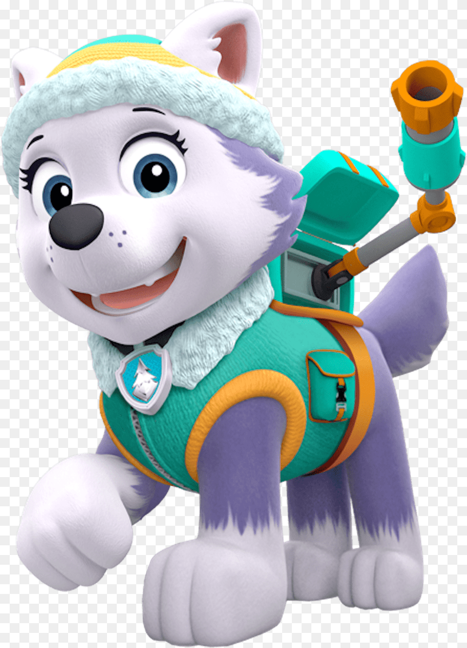Patrol Paw Siberian Adventure Party Husky Puppy Clipart, Toy, Plush, Face, Head Free Png Download