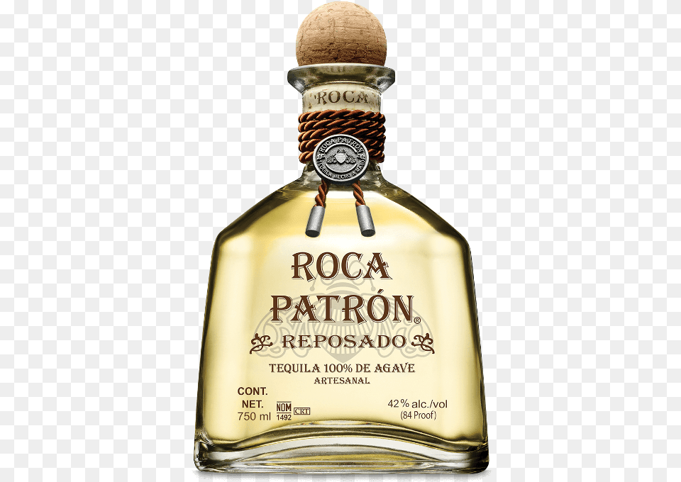 Patron Bottle Roca Patron Reposado, Alcohol, Beverage, Liquor, Tequila Free Transparent Png