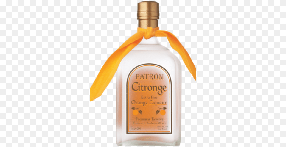 Patron Citronge Liqueur, Alcohol, Beverage, Liquor, Bottle Png Image