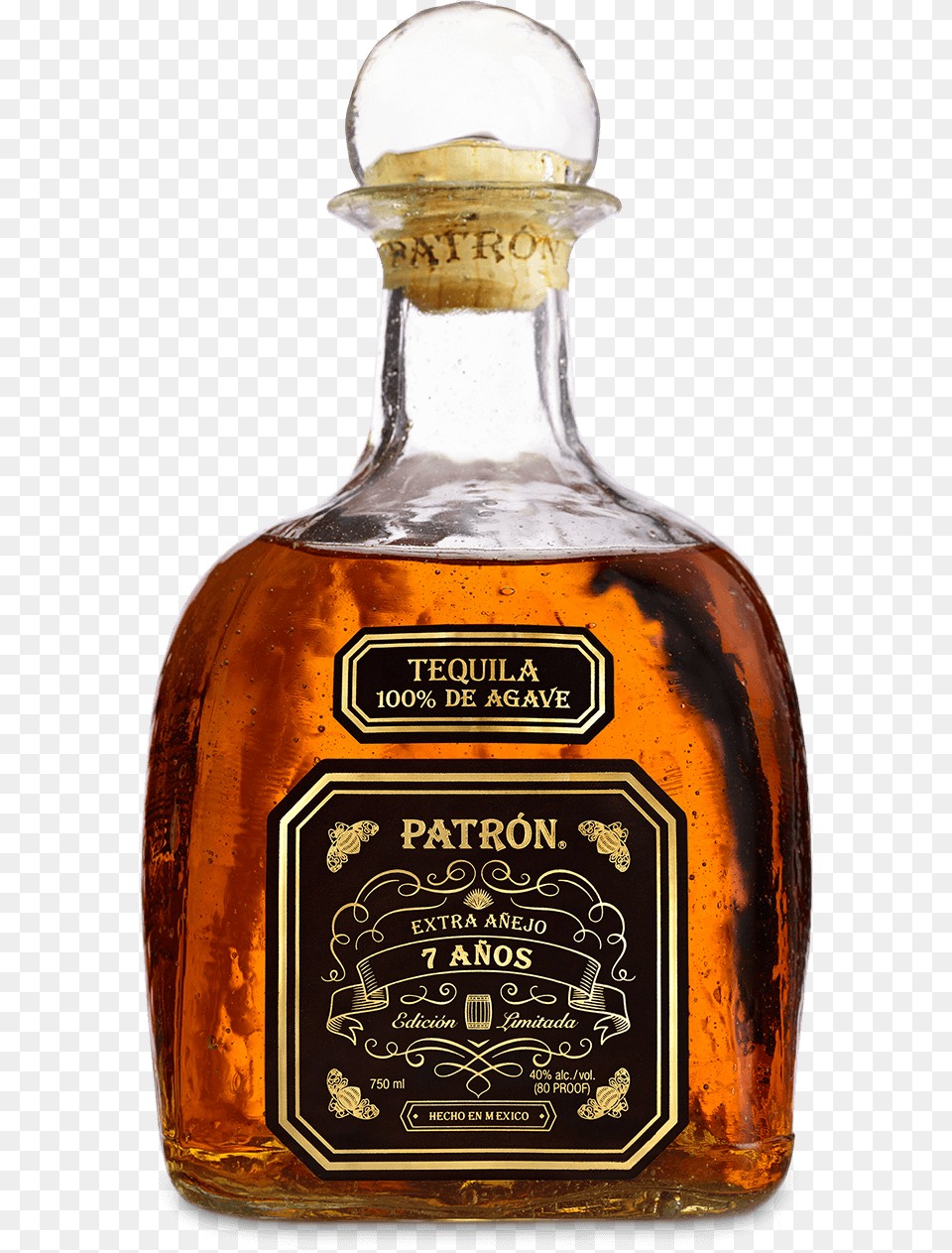 Patron Extra Anejo 7 Anos, Alcohol, Beverage, Liquor, Tequila Free Png Download