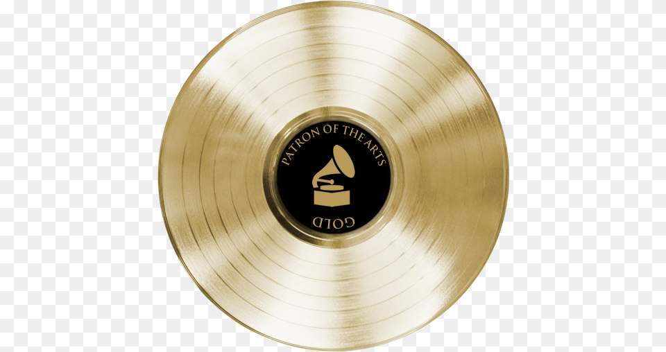 Patron Silver Record Transparent, Gold, Disk Free Png