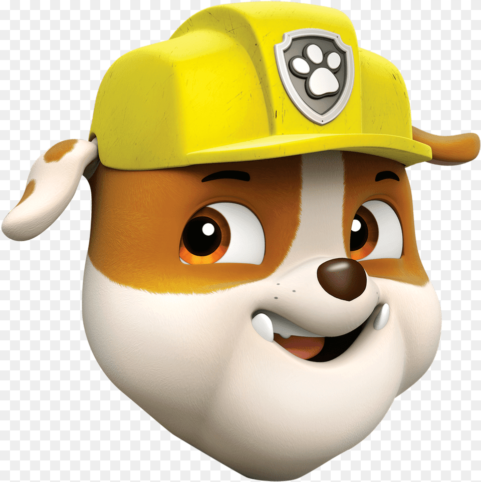 Patrulha Canina Rubble Transparent Paw Patrol Clipart, Clothing, Hardhat, Helmet, Toy Png Image