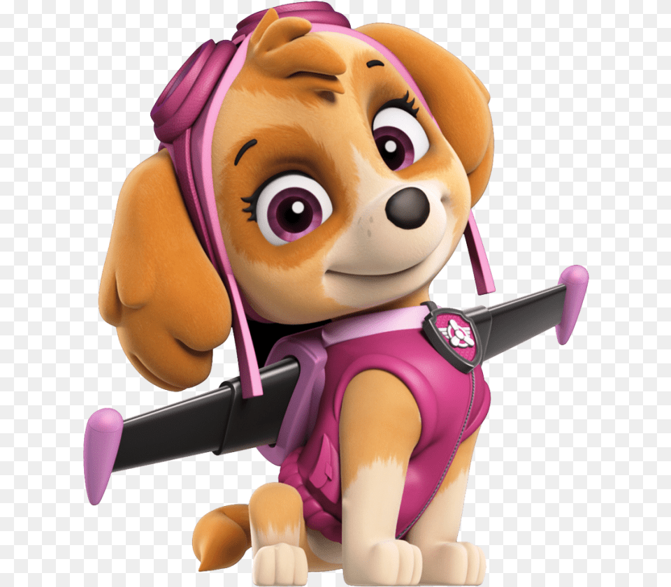Patrulha Canina Skye Skye Paw Patrol, Toy, Face, Head, Person Free Png Download