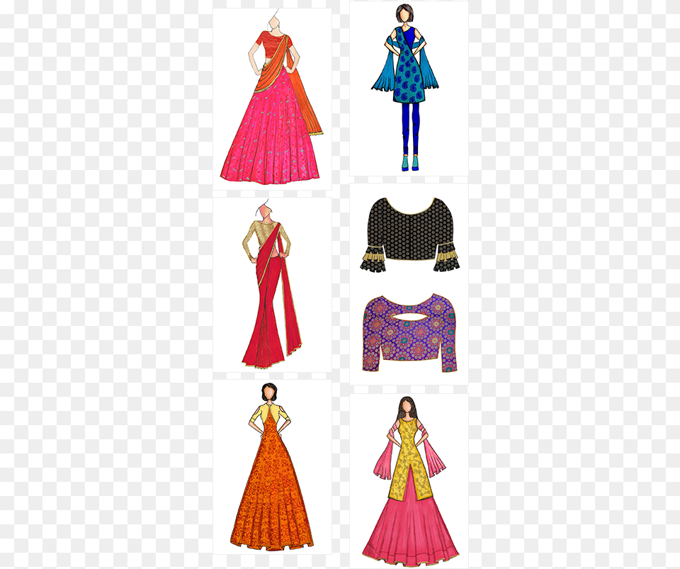 Pattern, Fashion, Clothing, Gown, Formal Wear Free Png Download