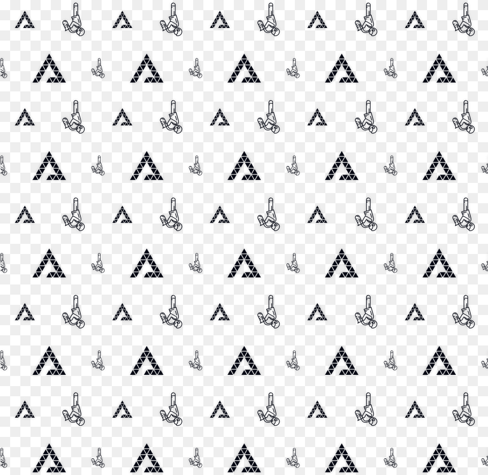 Pattern Black And White Font Design Line Triangle Triangle, Nature, Night, Outdoors Free Transparent Png