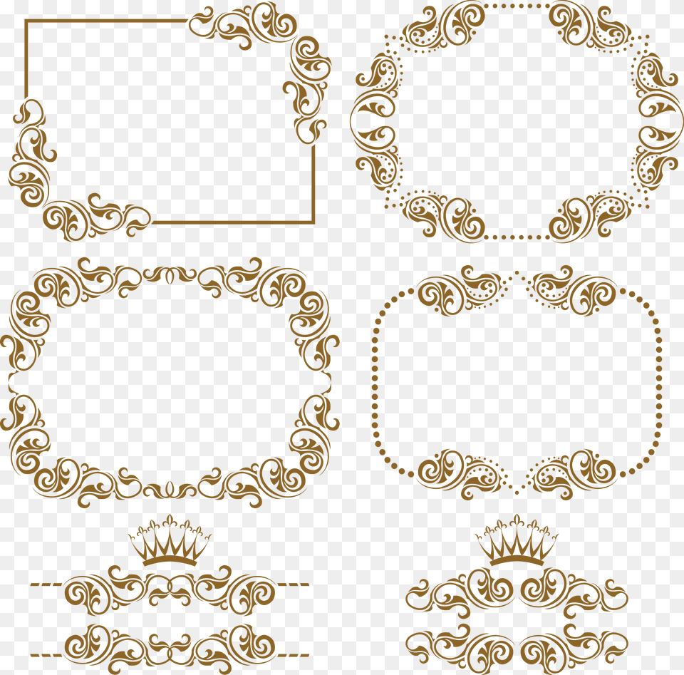 Pattern Border Image European Pattern Frame, Art, Floral Design, Graphics, Oval Free Png Download