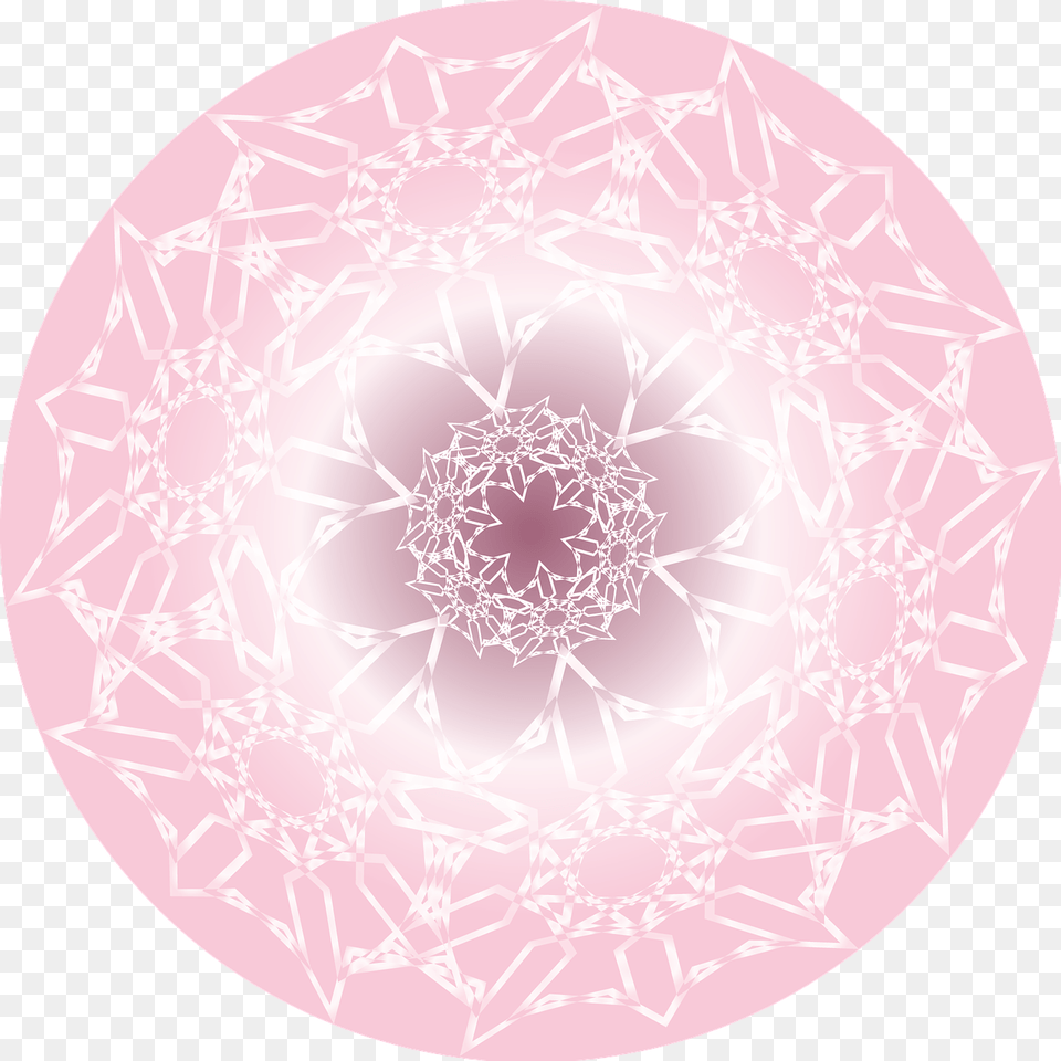 Pattern Floral Flower Photo Circle, Sphere, Mineral, Crystal, Astronomy Free Png Download