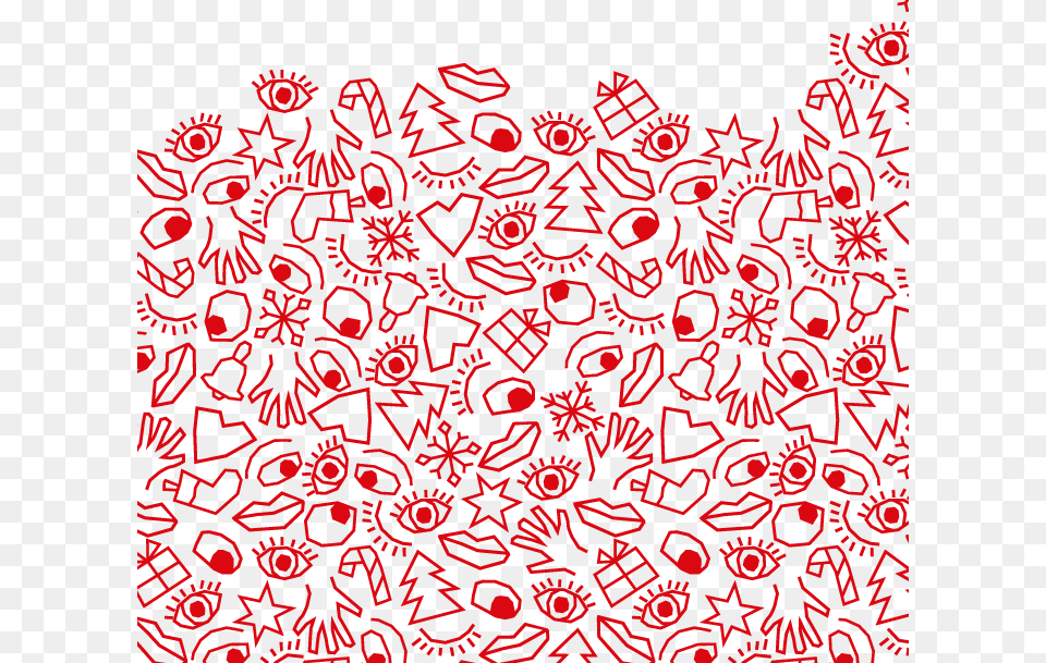 Pattern In Red And White Motif, Art, Floral Design, Graphics Free Transparent Png