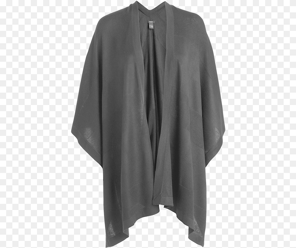 Pattern Knit Cape Black Clothes Hanger, Fashion, Clothing, Coat, Cloak Free Transparent Png