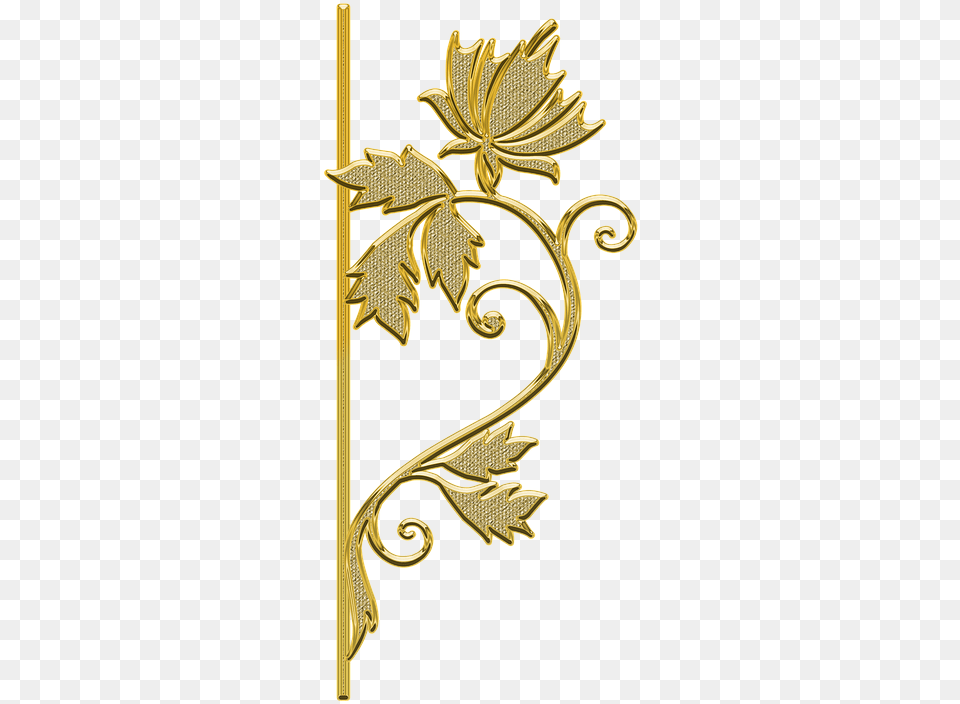 Pattern Ornament Decor Gold Golden Gold Element Gold Decor, Bronze, Art, Floral Design, Graphics Png