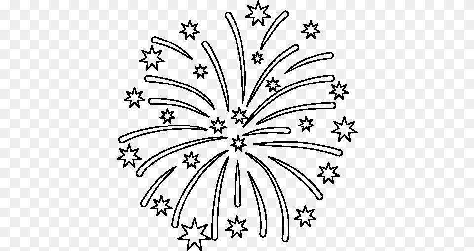 Pattern Use The Printable Fireworks Printable, Gray Free Png Download