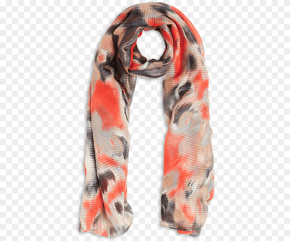 Patterned Scarf Red Scarf, Clothing, Stole, Adult, Female Png