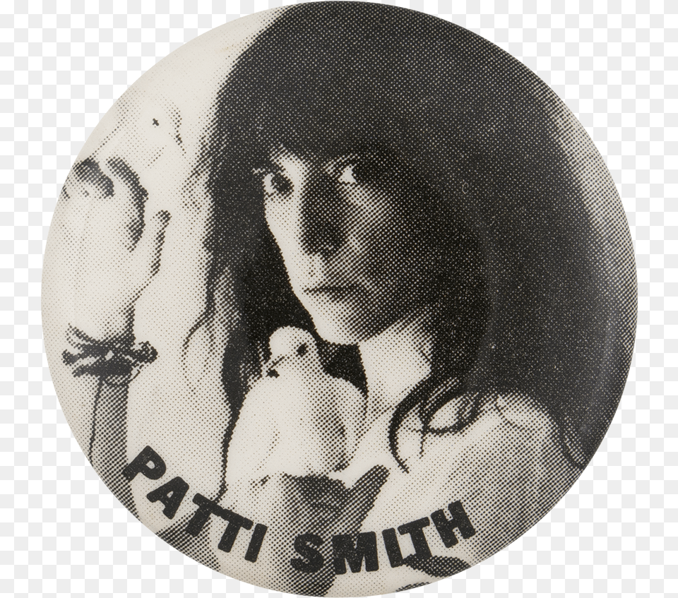 Patti Smith Wave Music Button Museum Patti Smith Group Frederick, Photography, Person, Face, Head Png