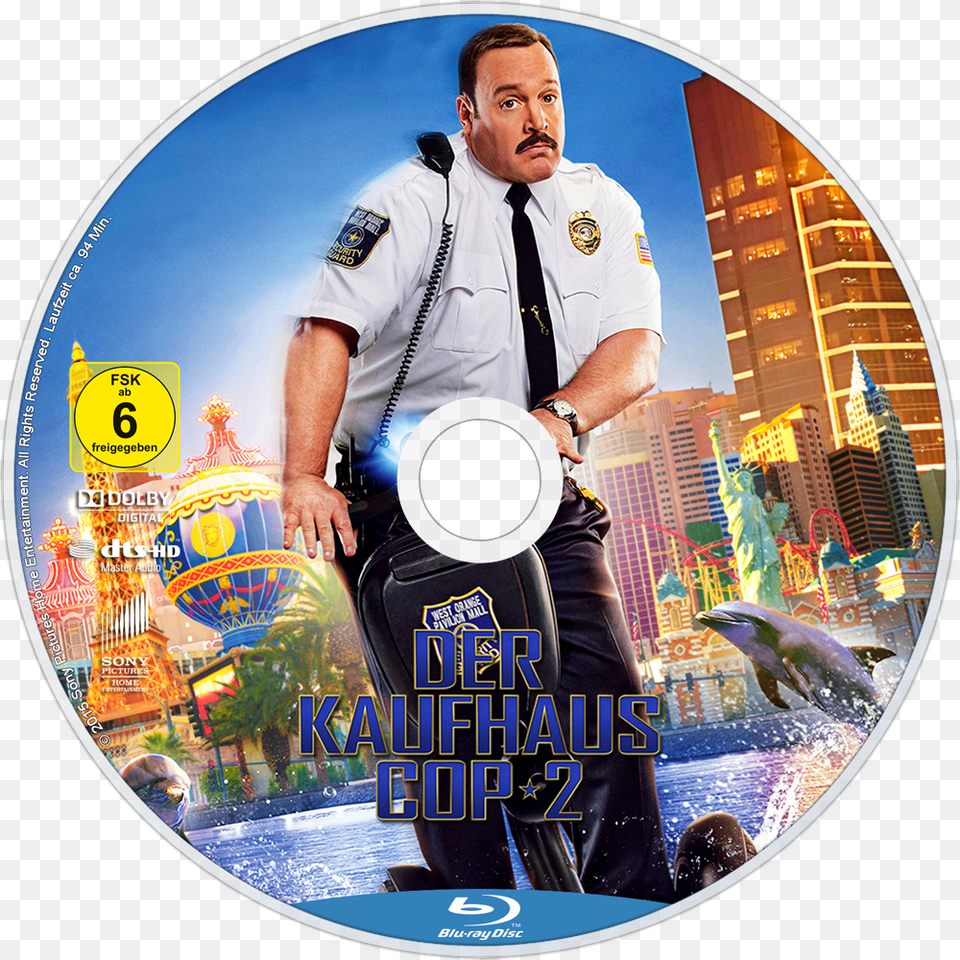 Paul Blart In Vegas, Adult, Disk, Dvd, Male Free Transparent Png