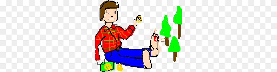Paul Bunyan Eating Funyuns Has Epic Bunion, Baby, Person, Face, Head Png Image