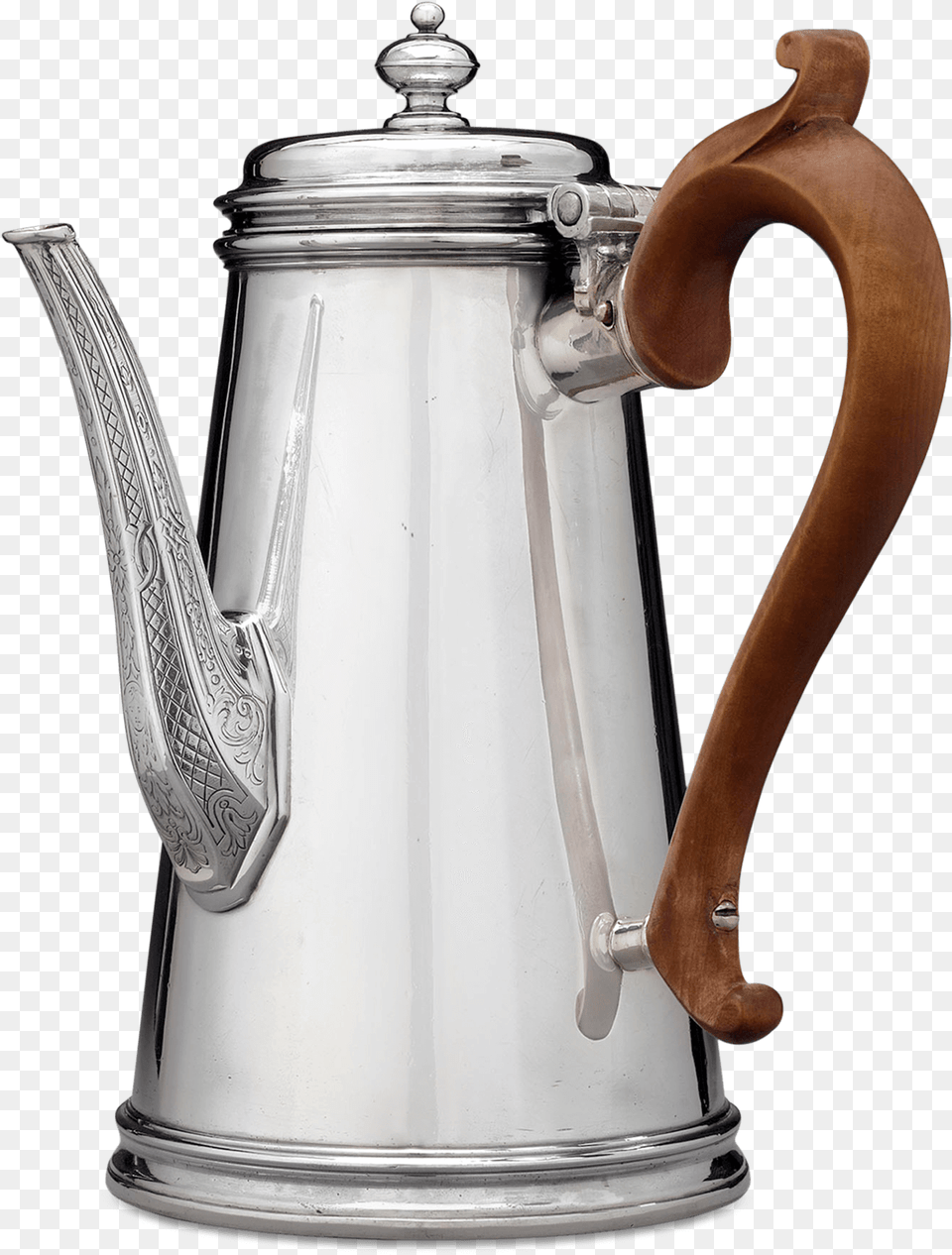 Paul De Lamerie Britannia Silver Coffee Pot Teapot, Cookware, Pottery, Jug, Smoke Pipe Free Transparent Png