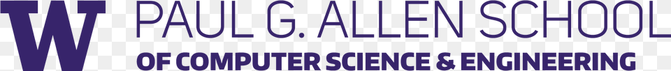 Paul G Allen School Of Computer Science Logo, Purple, Text, People, Person Png Image