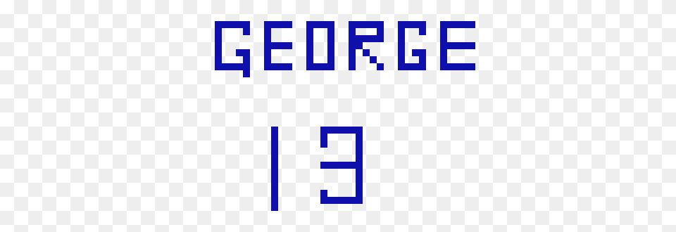 Paul George Pixel Art Maker, Clock, Digital Clock, Scoreboard, Text Png Image