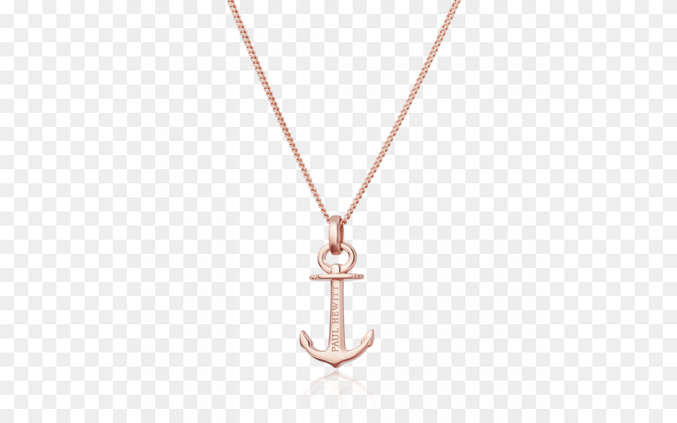 Paul Hewitt Necklace Anchor Spirit 18k Plated Rose, Accessories, Jewelry, Pendant, Electronics Png Image