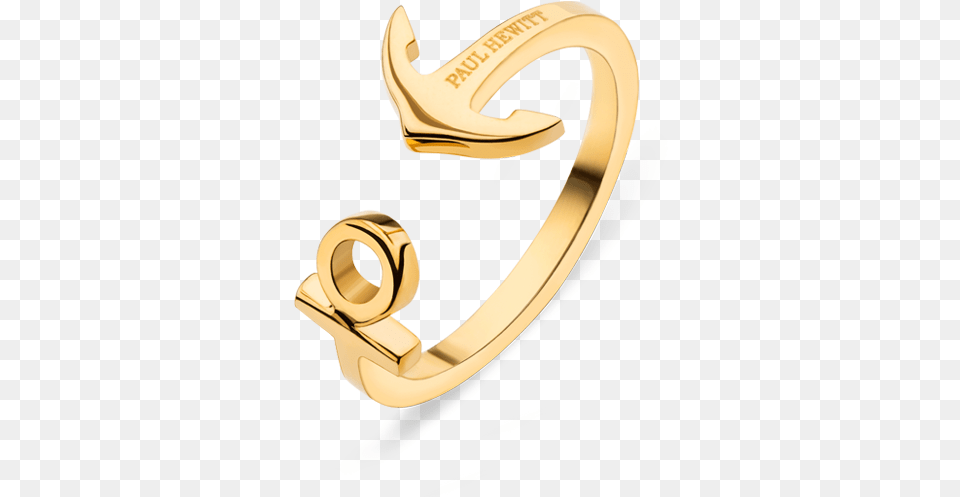 Paul Hewitt Ring Ancuff Ip Gold Jewellery The Unit Anello Paul Hewitt, Accessories, Jewelry, Smoke Pipe Png Image