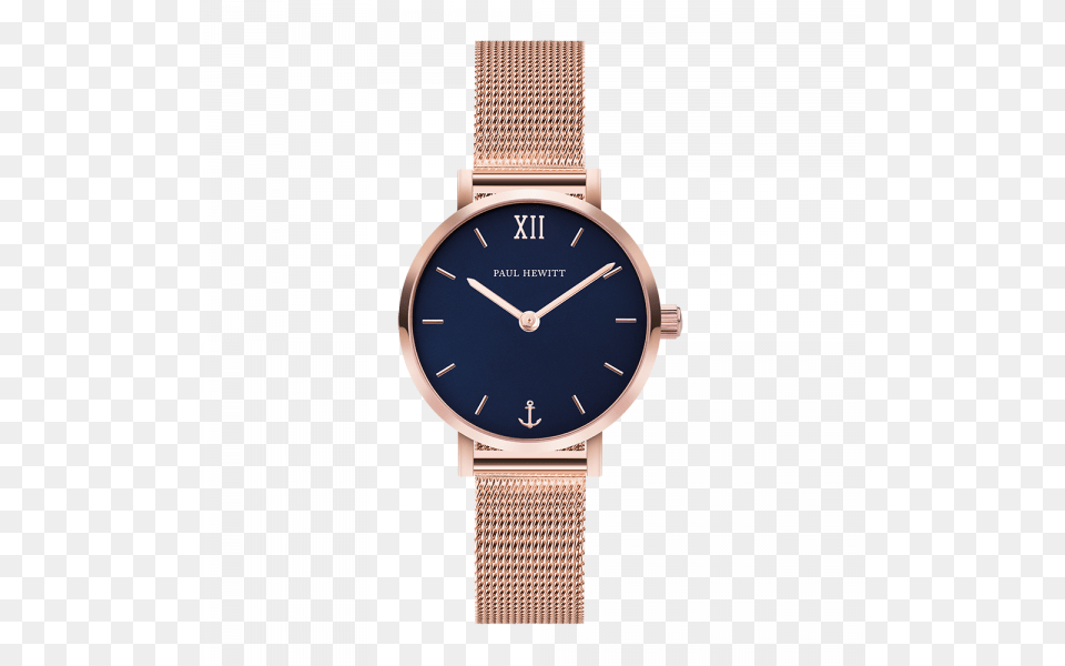 Paul Hewitt Sailor Line Modest Blue Lagoon Ip Rg Mesh, Arm, Body Part, Person, Wristwatch Free Png Download