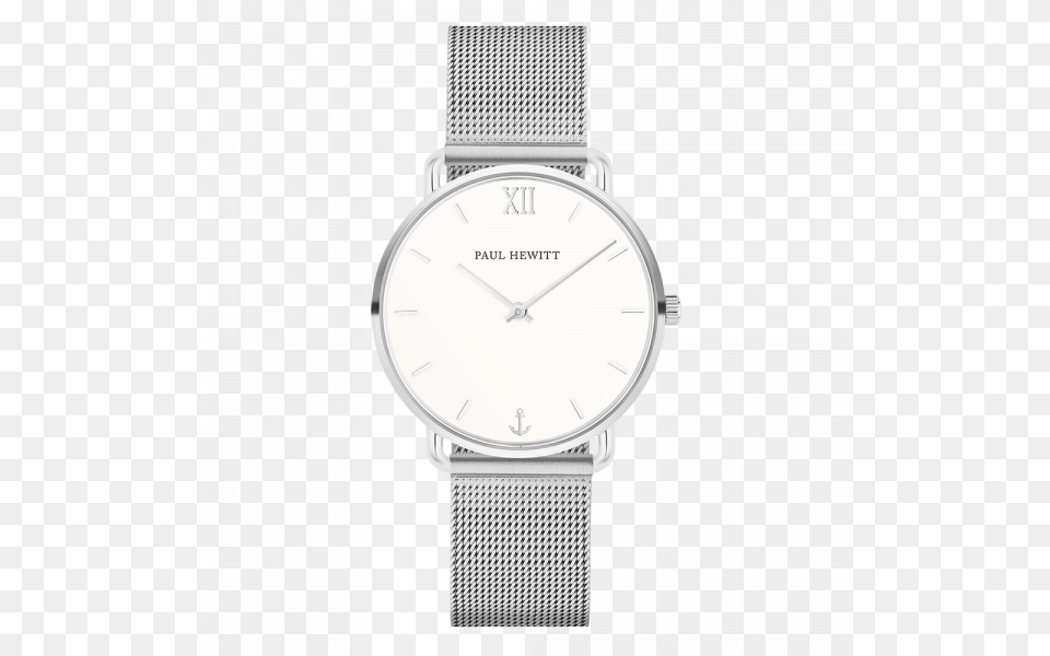 Paul Hewitt Watch Miss Ocean Line White Sand Stainless, Arm, Body Part, Person, Wristwatch Free Transparent Png