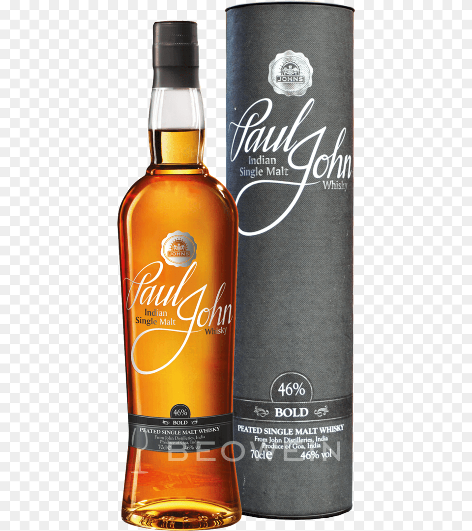 Paul John Whisky Single Malt, Alcohol, Beverage, Liquor, Bottle Free Png Download