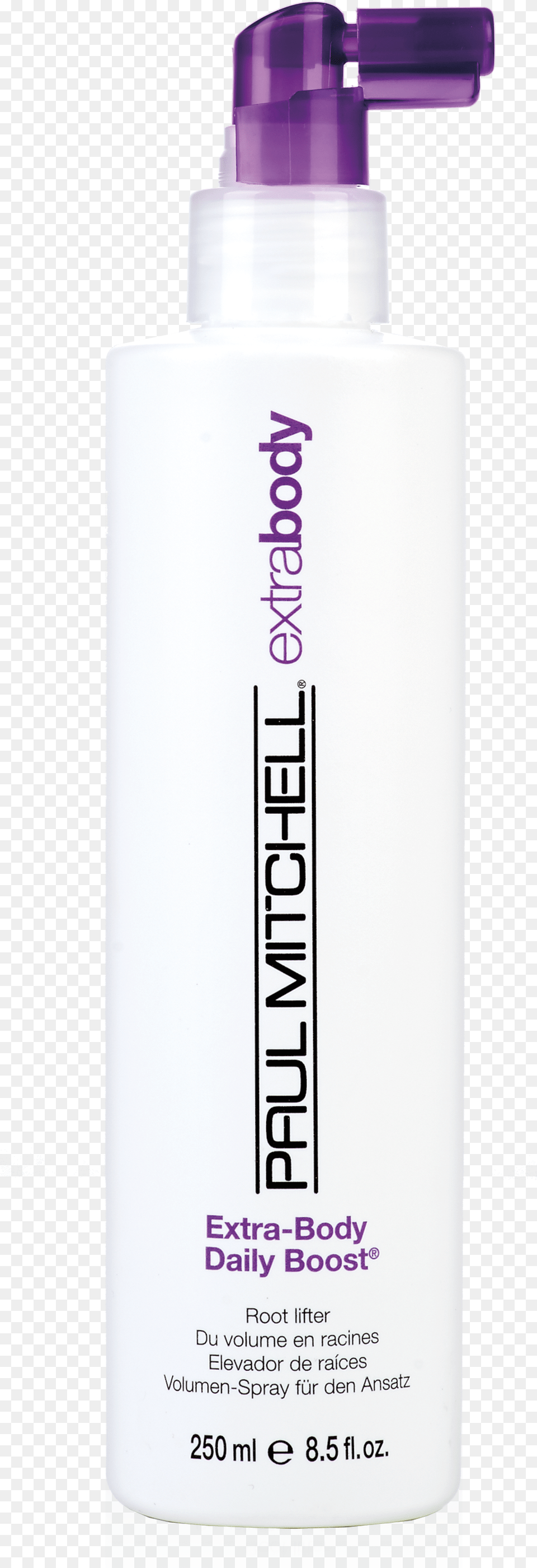 Paul Mitchell Extra Body Daily Boost 85 Fl Oz, Bottle, Lotion, Shaker, Cosmetics Png Image