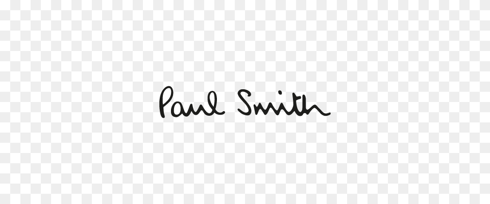 Paul Smith Logo, Handwriting, Text, Green Free Png Download