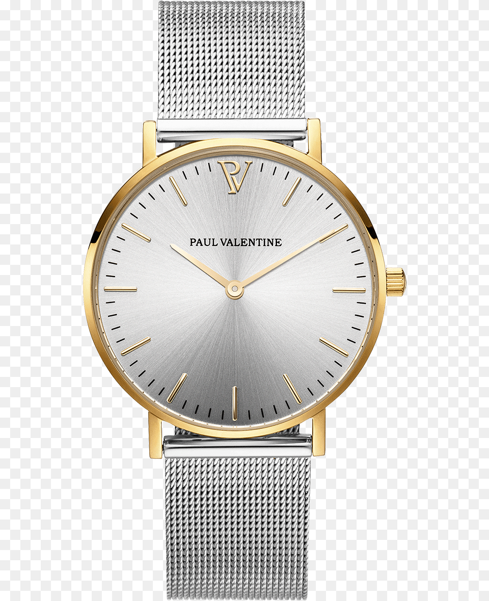Paul Valentine Gold Silver Watches, Arm, Body Part, Person, Wristwatch Png