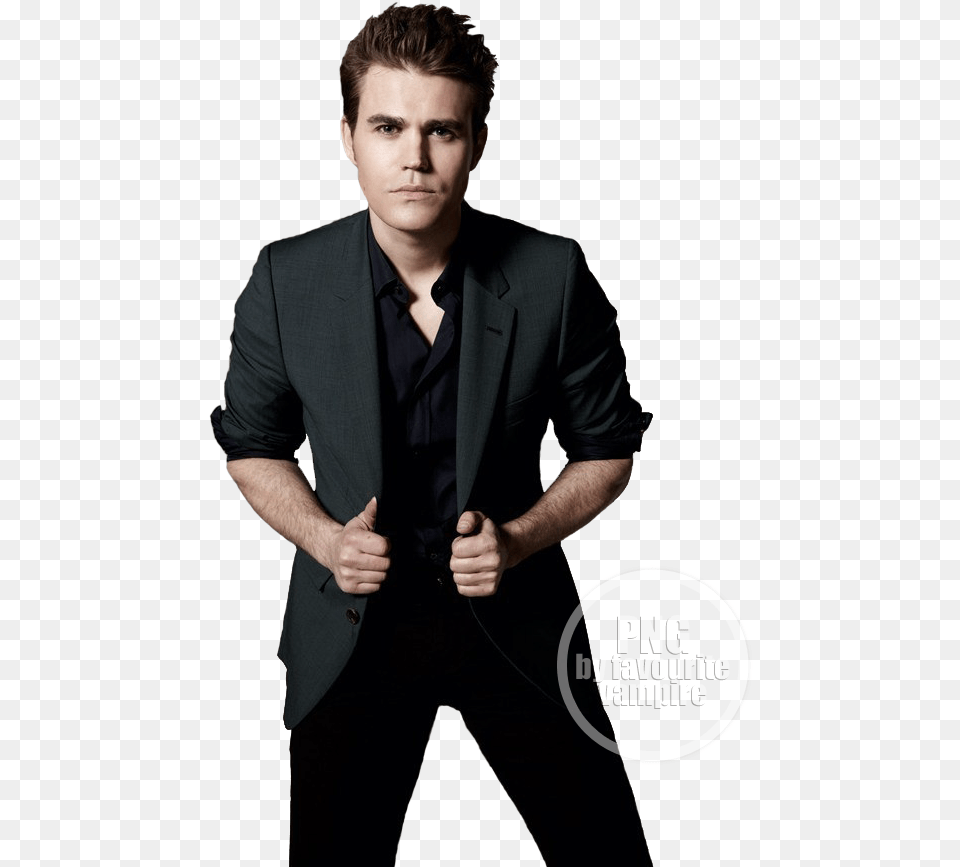 Paul Wesley Damon Salvatore, Jacket, Blazer, Clothing, Coat Free Png Download