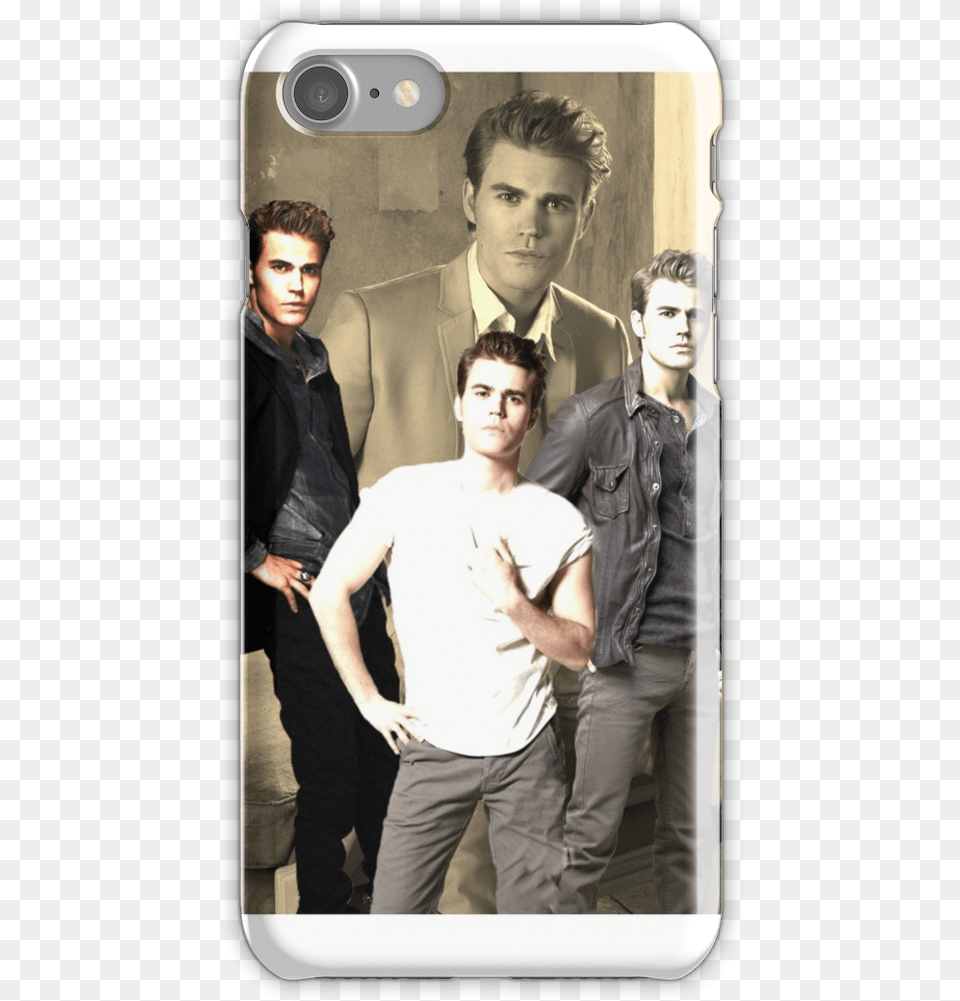 Paul Wesley Iphone 7 Snap Case Vampire Diaries Season 3 Stefan, Face, Portrait, Photography, Clothing Free Transparent Png