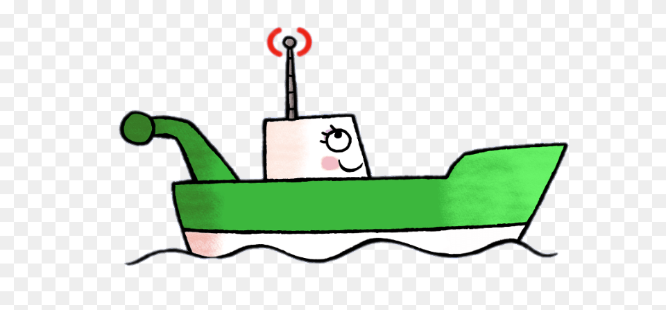 Paula The Trawler Emitting A Signal, Smoke Pipe, Transportation, Vehicle, Boat Free Png Download