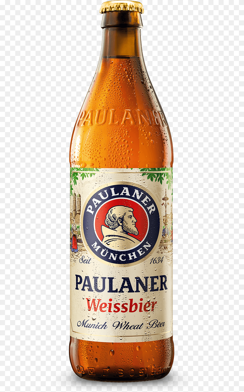 Paulaner Brauerei Mnchen Cerveza Paulaner, Alcohol, Liquor, Lager, Bottle Free Png Download