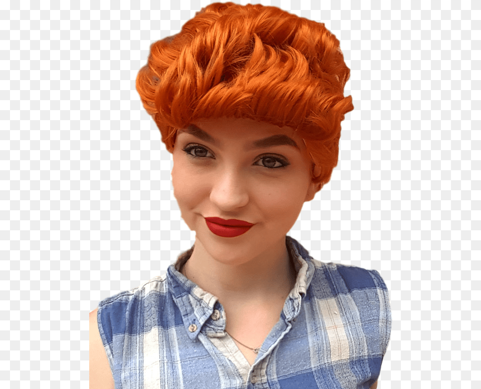 Pauline Hanson Inspired Fire Red Short Costume Wig Pauline Hanson, Adult, Person, Woman, Female Free Transparent Png