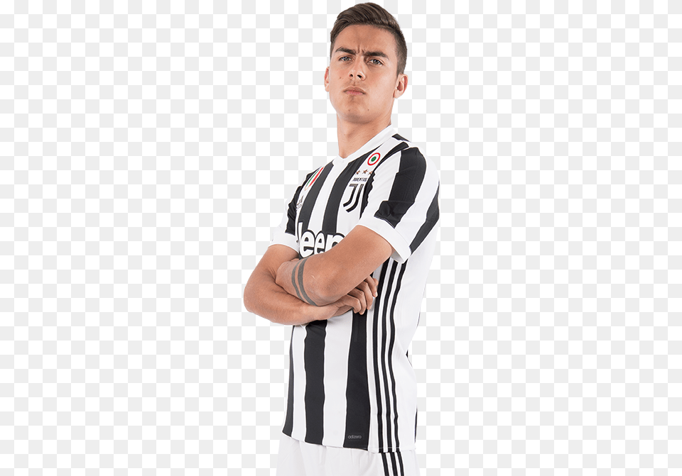 Paulo Dybala Luca 2017 12 09t10 Paulo Dybala, Shirt, Clothing, Adult, Person Free Png Download