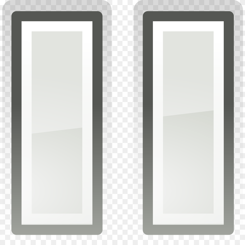 Pause Clipart, Door, Mirror Png Image