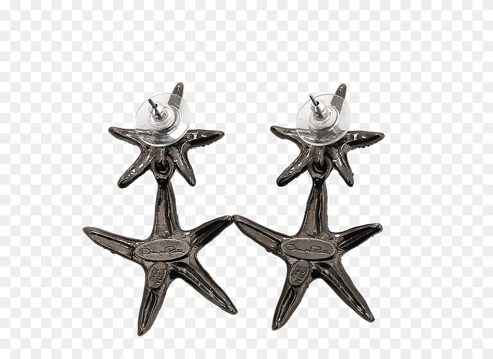 Pave Sea Star Drop Earrings Marissa Collections, Accessories, Earring, Jewelry Png