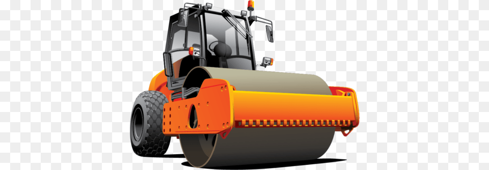Pavement Roller Road Roller, Machine, Bulldozer Png Image