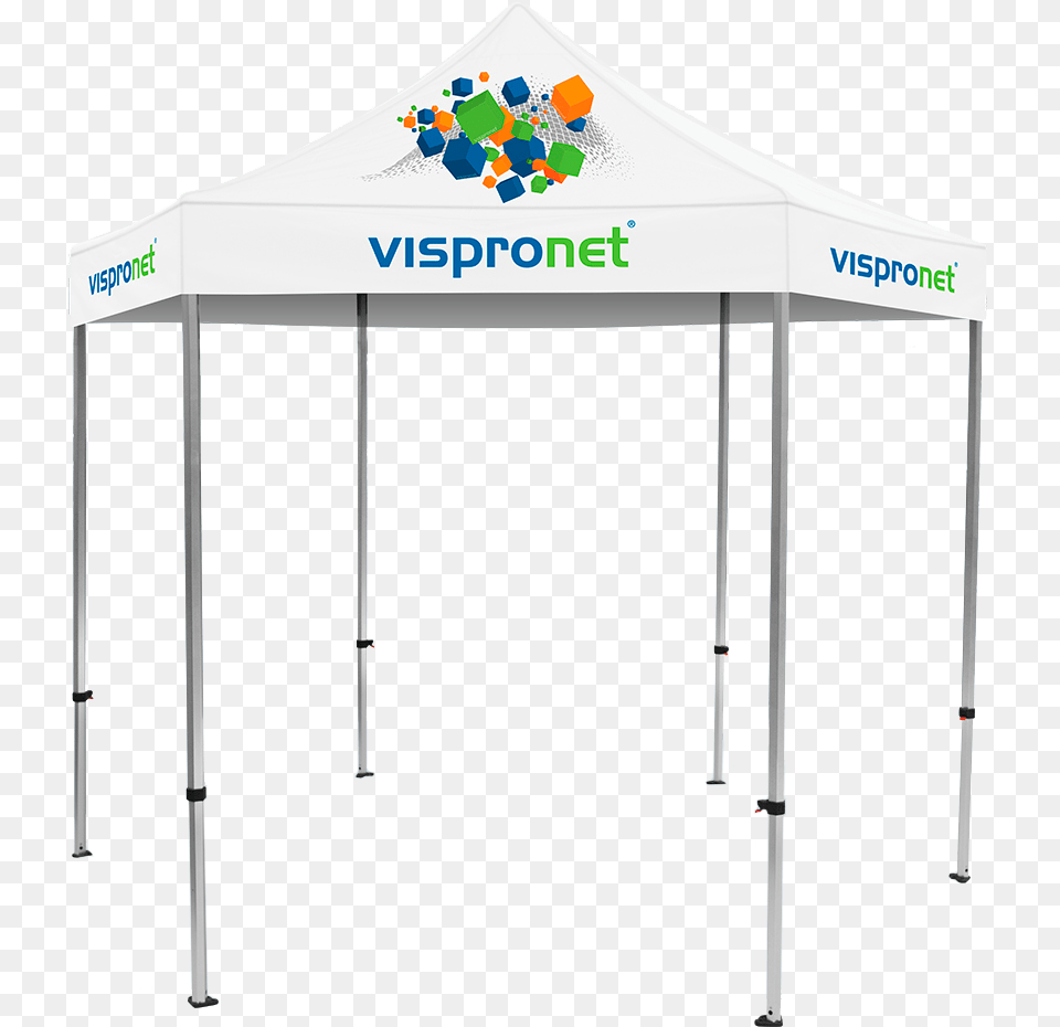 Pavilion Pop Up Tent Deluxe W Logo Print Vispronet, Canopy, Outdoors Png