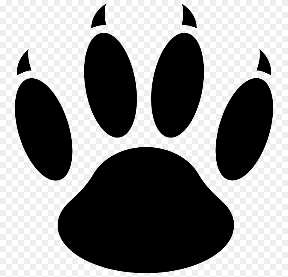 Paw, Gray Png