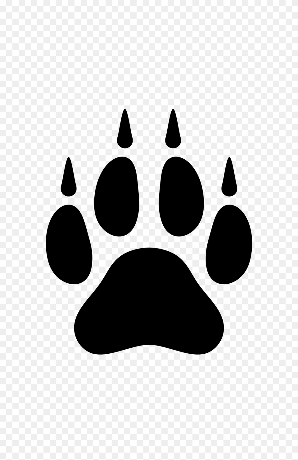 Paw, Gray Png