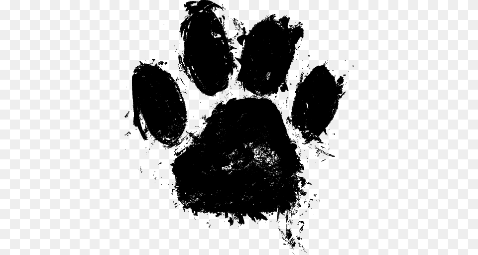 Paw, Gray Png