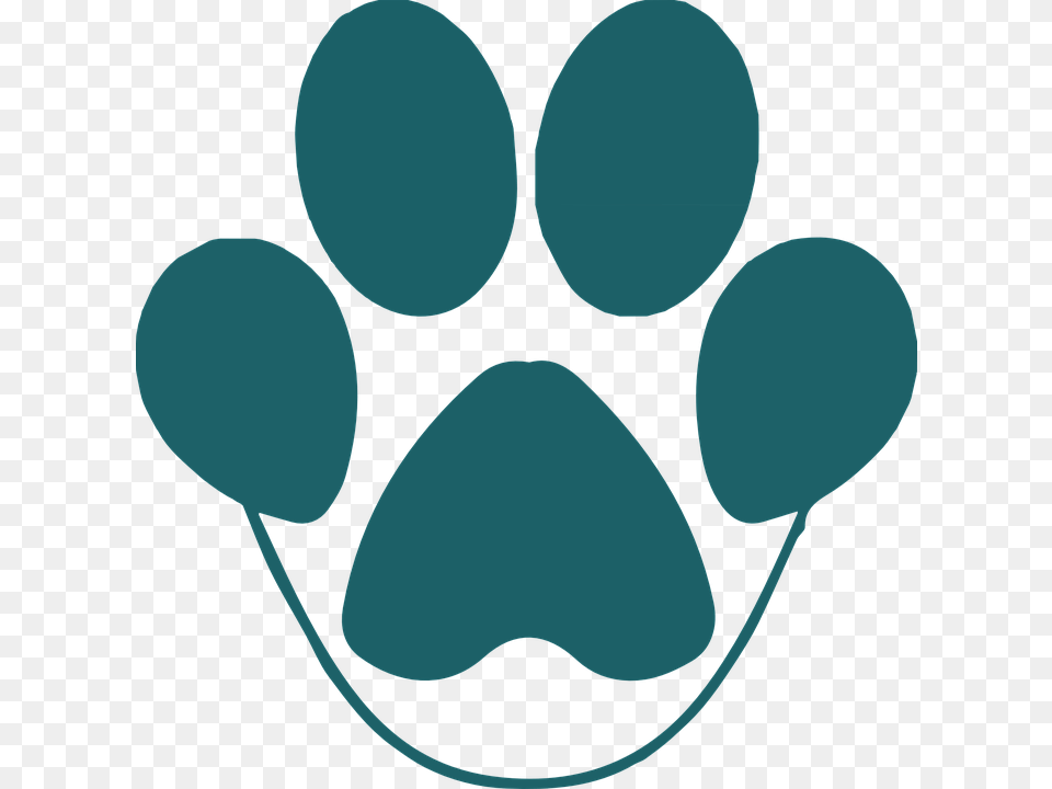 Paw Animal Pet Dog Paw Print Blue Pet Regression, Face, Head, Person Free Transparent Png